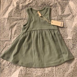 Quincy Mae Ribbed Tank Dress (Sea)